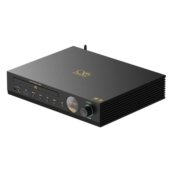 Shanling CD80 II CD Player, Black - Angled