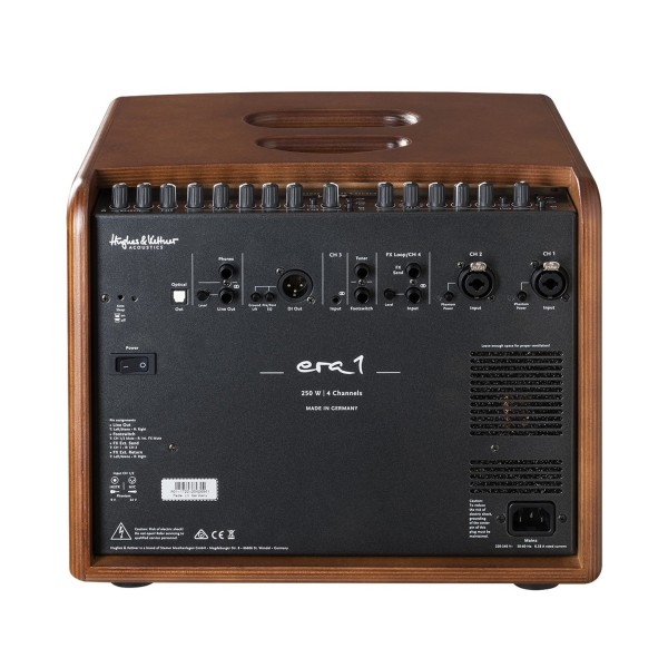 Hughes & Kettner era 1 Acoustic Amp, Wood Finish back