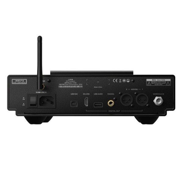 Shanling CT90 CD Transport, Black - Rear
