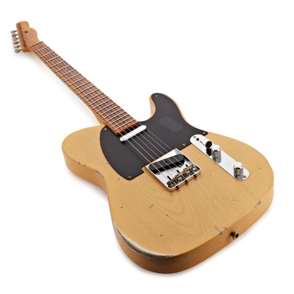 Fender Custom Shop 2026 Collection Time Machine Series '51 Telecaster Relic, Aged Nocaster Blonde - angled shot
