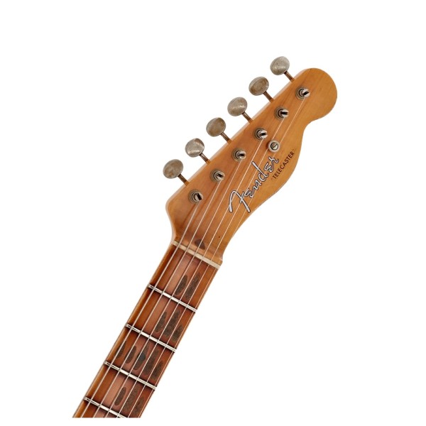 Fender Custom Shop 2026 Collection Time Machine Series '51 Telecaster Relic, Aged Nocaster Blonde - headstock