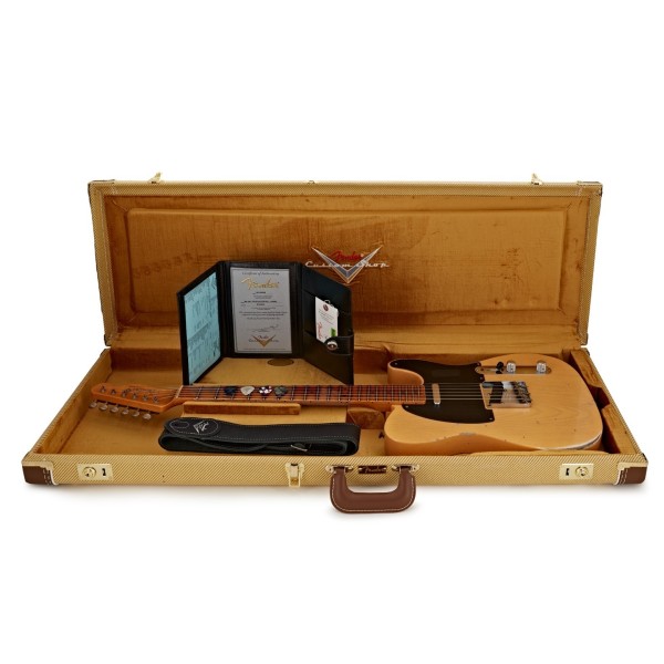 Fender Custom Shop 2026 Collection Time Machine Series '51 Telecaster Relic, Aged Nocaster Blonde - guitar in case