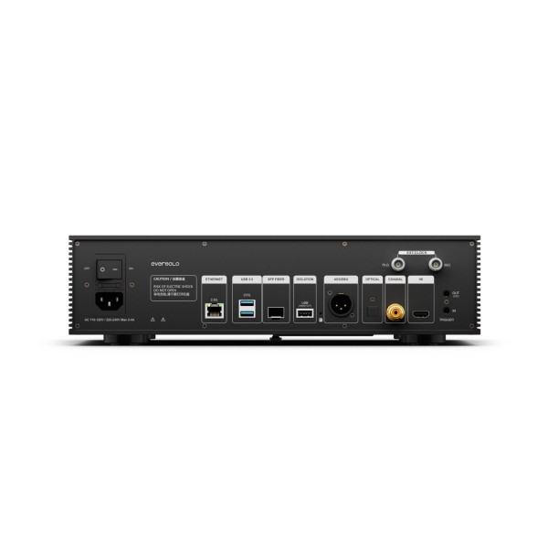 EverSolo T10 Streaming Transport, Black rear 