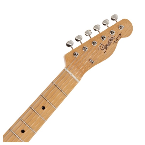 Fender Custom Shop 2026 Collection Time Machine Series '66 Telecaster LCC, Aged Lake Placid Blue - headstock