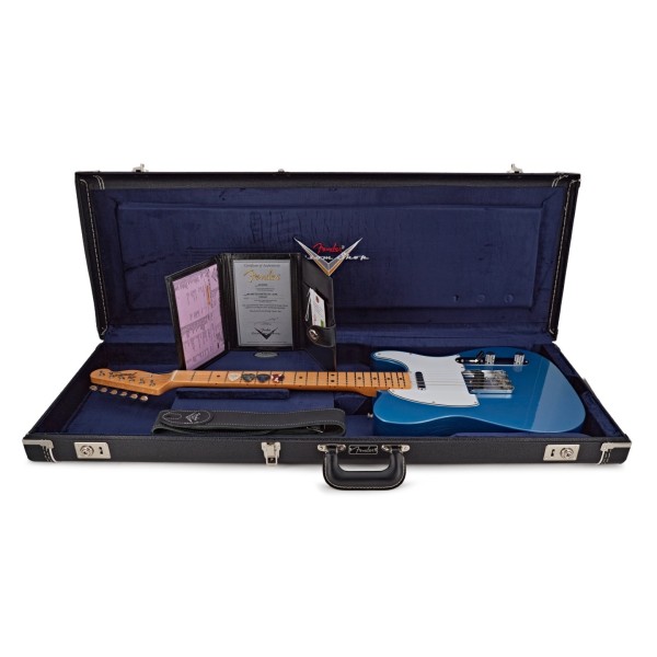 Fender Custom Shop 2026 Collection Time Machine Series '66 Telecaster LCC, Aged Lake Placid Blue - guitar in case