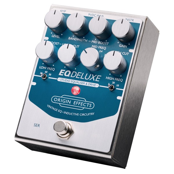 Origin Effects EQ Deluxe Studio Equaliser & Drive - angled shot