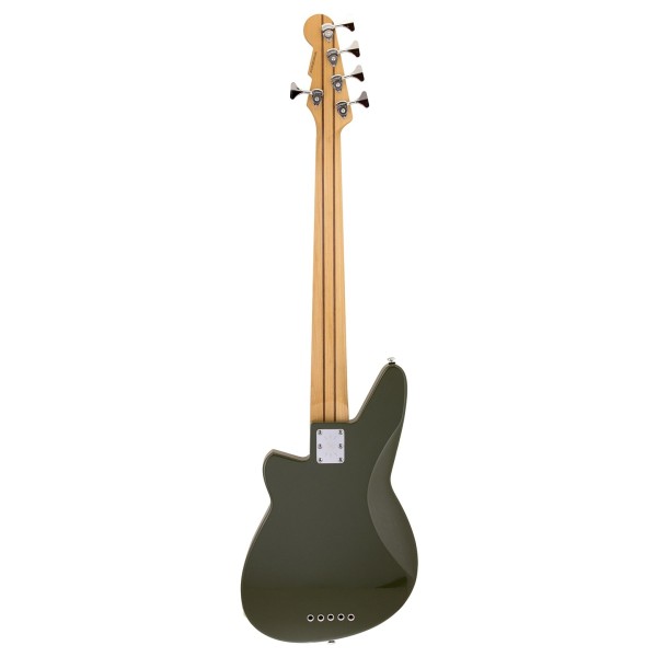 Reverend Guitars Triad 5 Bass, Army Green - back