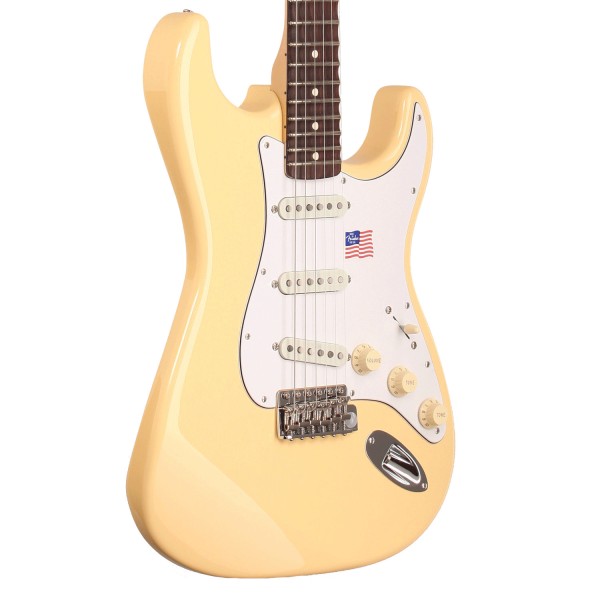 Fender Yngwie Malmsteen Stratocaster Guitar, RW Vintage White