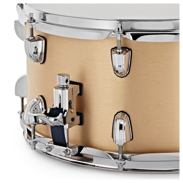 Premier Artist 13" x 7" Brass Snare Drum, Brushed Brass