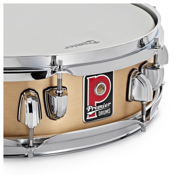 Premier Artist 14" x 4" Brass Snare Drum, Brushed Brass