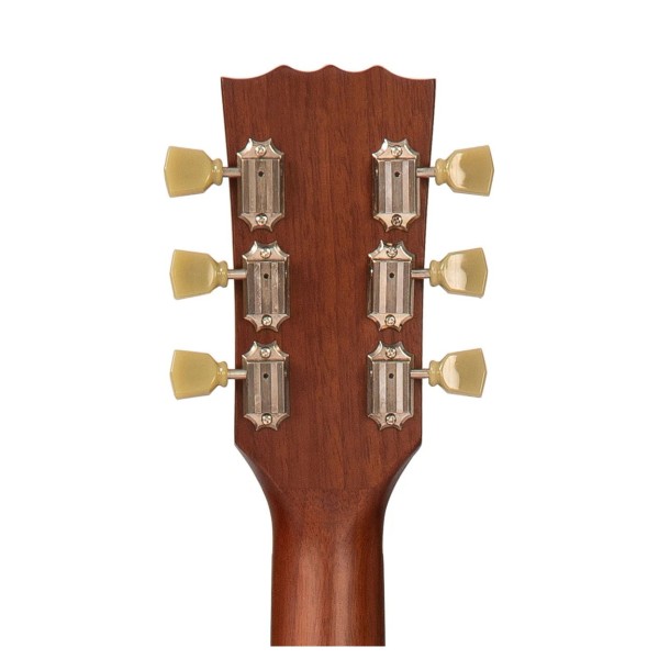 Vintage V160VSB Historic Acoustic, Vintage Sunburst headstock back 