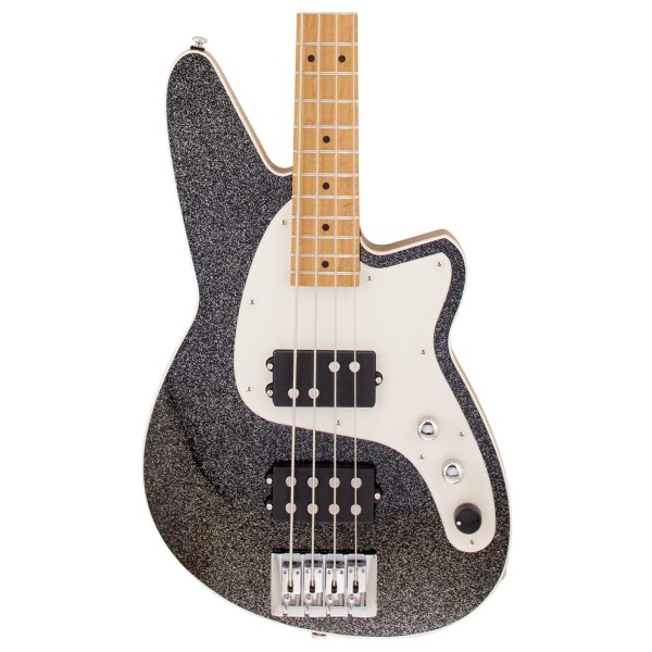 Reverend Guitars Mercalli Bass, Black Sparkle - body
