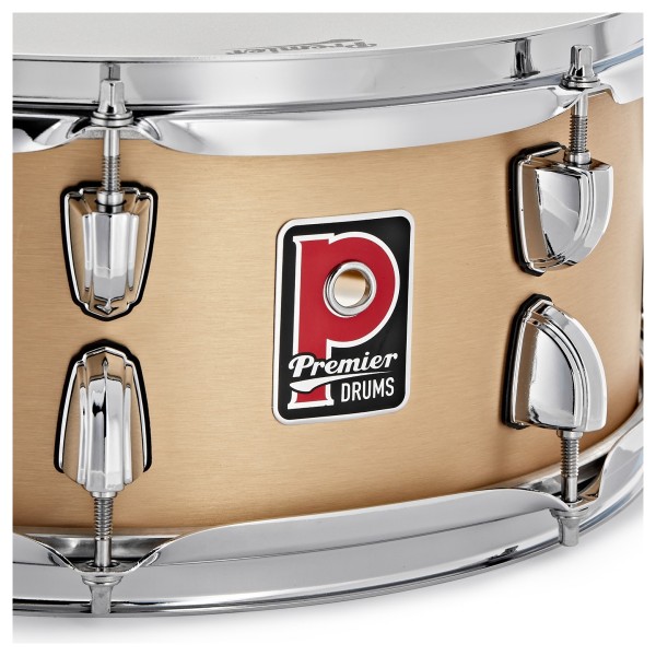 Premier Artist 14" x 5.5" Brass Snare Drum, Brushed Brass