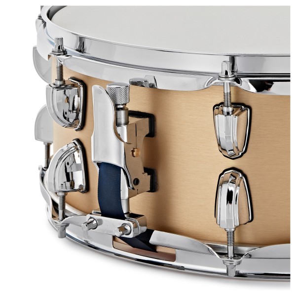 Premier Artist 14" x 5.5" Brass Snare Drum, Brushed Brass
