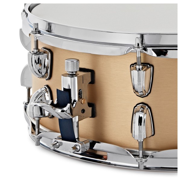 Premier Artist 14" x 5.5" Brass Snare Drum, Brushed Brass
