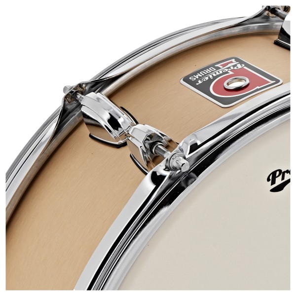 Premier Artist 14" x 5.5" Brass Snare Drum, Brushed Brass