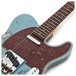 Fender Custom Shop '60 Telecaster Custom Heavy Relic RW, Super Faded Aged Lake Placid Blue - upper frets