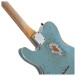 Fender Custom Shop '60 Telecaster Custom Heavy Relic RW, Super Faded Aged Lake Placid Blue - neck joint