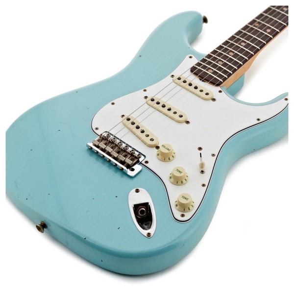 Fender Custom Shop '64 Stratocaster Journeyman RW, Faded Aged Daphne Blue - body
