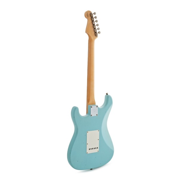 Fender Custom Shop '64 Stratocaster Journeyman RW, Faded Aged Daphne Blue - back