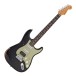 Fender Custom Shop Custom Deluxe HB S-1 Strat Relic with Closet Classic Hardware 3A RW, Black