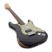 Fender Custom Shop Custom Deluxe HB S-1 Strat Relic with Closet Classic Hardware 3A RW, Black - angled shot