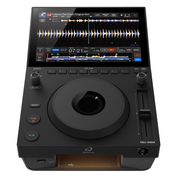 AlphaTheta CDJ-1500X DJ Multi Player - Front Top