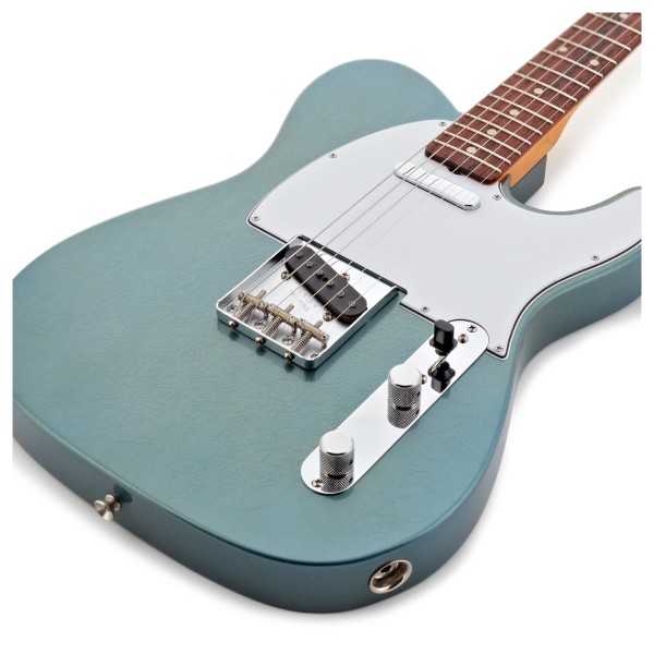 Fender Custom Shop '61 Telecaster DLX Closet Classic 3A RW Fingerboard, Super Aged Lake Placid Blue - body