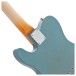 Fender Custom Shop '61 Telecaster DLX Closet Classic 3A RW Fingerboard, Super Aged Lake Placid Blue - neck joint