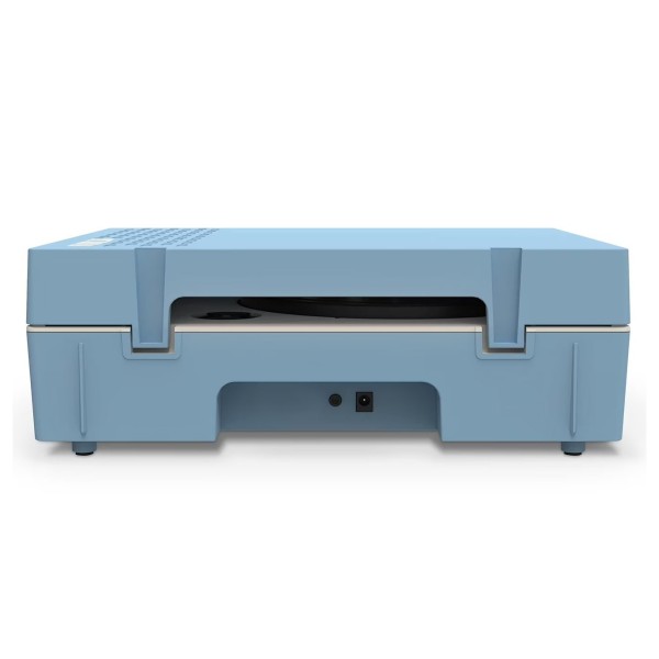 Re-Spin Turntable, Light Blue - Rear