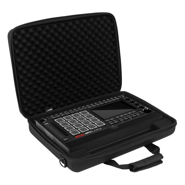 UDG Creator Akai MPC Live III Hardcase, Black - Angled Open (MPC Not Included)