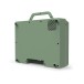 Victrola Re-Spin Suitcase Record Player, Basil Green - Rear