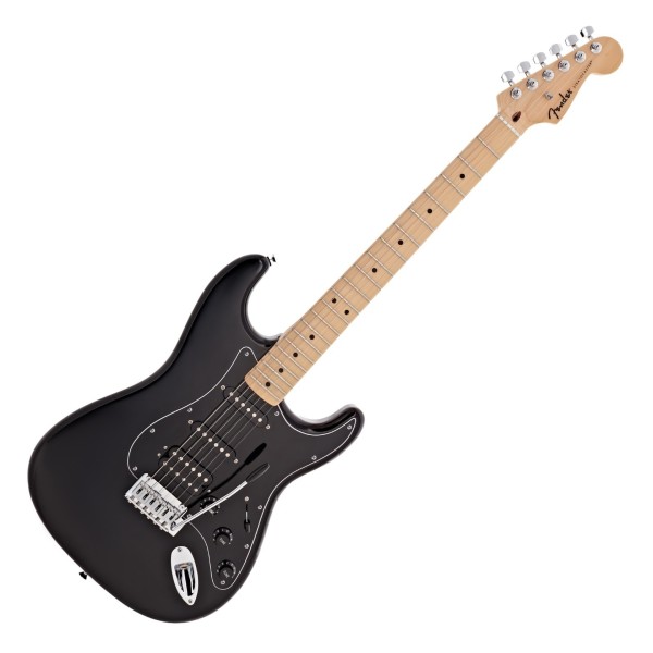 Fender Limited Edition Standard Stratocaster HSS, Maple Fingerboard, Black Pickguard, Black