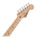 Fender Limited Edition Standard Stratocaster HSS, Maple Fingerboard, Black Pickguard, Black - headstock