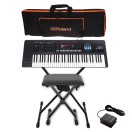 Roland Juno D-6 Przenośny syntezator 61-klawiszowy Zestaw