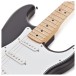Fender Limited Edition Standard Stratocaster, Maple Fingerboard, Black - upper frets
