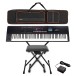 Roland Juno D-8 88 Key Portable Synthesizer Bundle - Full Package