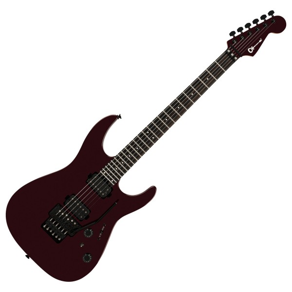 Charvel Pro-Mod Plus Dinky DK24 HH FR EB, Ebony Fingerboard, Crimson Eclipse