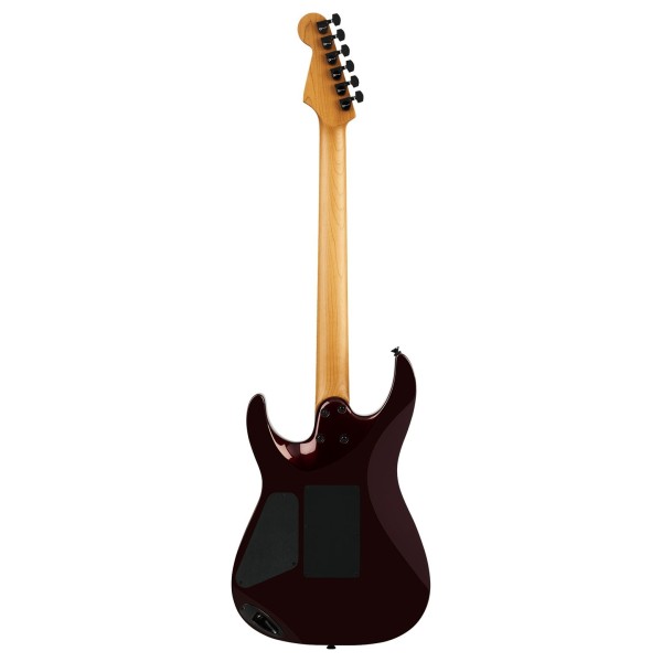 Charvel Pro-Mod Plus Dinky DK24 HH FR EB, Ebony Fingerboard, Crimson Eclipse - back