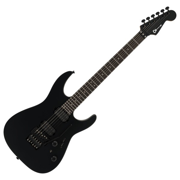 Charvel Pro-Mod Plus Dinky DK24 HH FR EB, Ebony Fingerboard, Satin Black