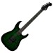 Charvel Pro-Mod Plus Dinky DK24 HH FR QM EB, Ebony Fingerboard, Cloaked Emerald Green