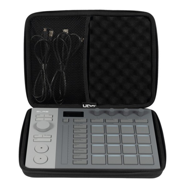 AlphaTheta Slab MIDI Controller Case, Black - Front Open (Slab Not Included)