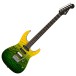 Charvel Pro-Mod Plus Dinky DK24 HSS 2PT EB QM, Ebony Fingerboard, Zombie Fade