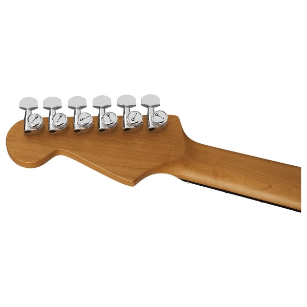 Charvel Pro-Mod Plus Dinky DK24 HSS 2PT EB QM, Ebony Fingerboard, Zombie Fade - back of headstock