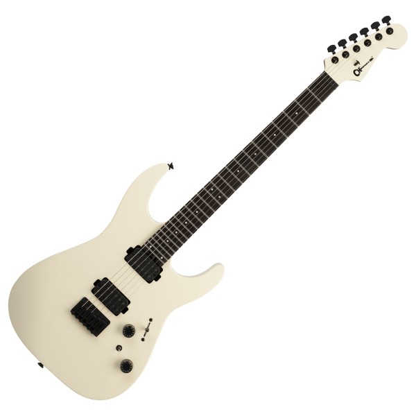 Charvel Pro-Mod Plus Dinky DK24 HH HT EB, Ebony Fingerboard, Crème White