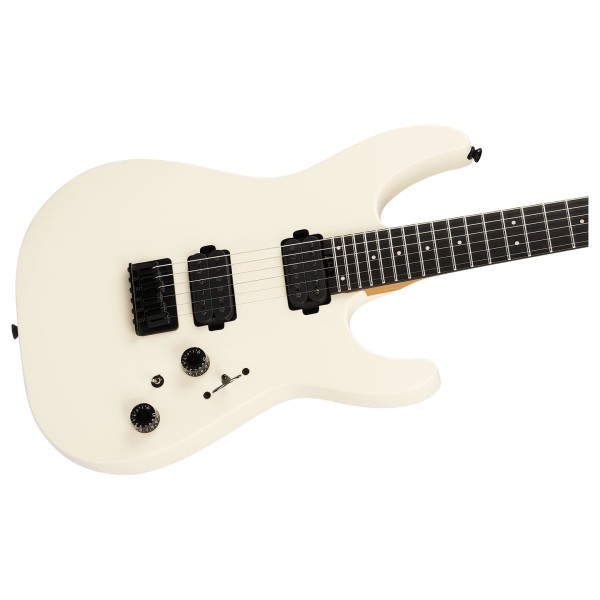 Charvel Pro-Mod Plus Dinky DK24 HH HT EB, Ebony Fingerboard, Crème White - body