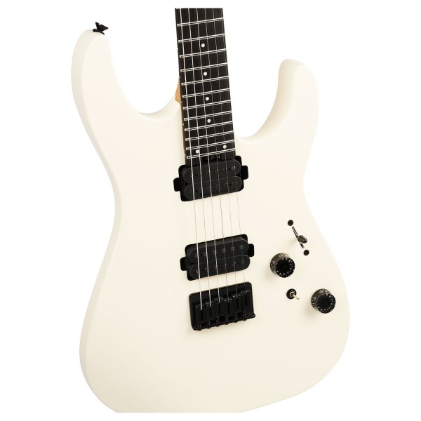 Charvel Pro-Mod Plus Dinky DK24 HH HT EB, Ebony Fingerboard, Crème White - hardware