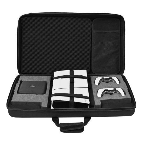 UDG Creator PS5 Case, Black - Front Open