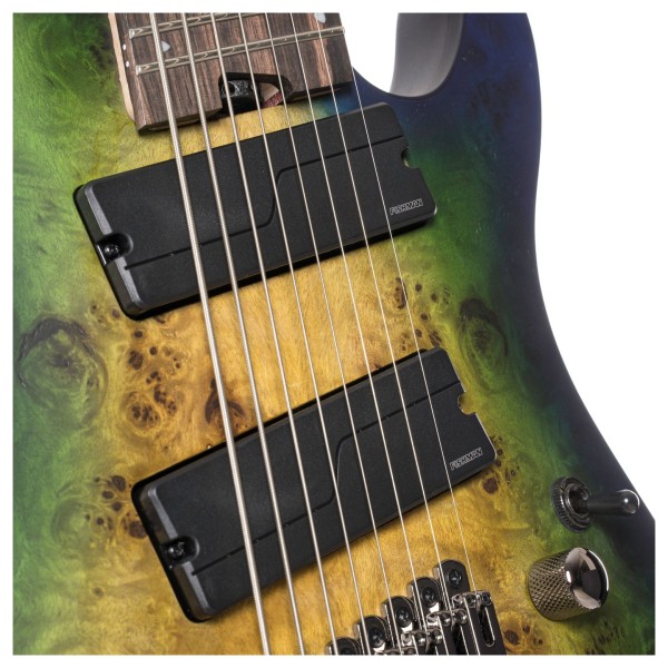 Cort KX508MS-II 8-String Multi-Scale, Marina Blue Burst