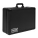 UDG Ultimate Aluminum Flight Case AlphaTheta DJM-V5, Black - Angled Closed